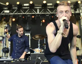 Impact Track: Macklemore &amp; Ryan Lewis f/ Mary Lambert – "Same Love" - Macklemore, a supporter of same-sex marriage, was thrusted into the national debate when he released “Same Love,” exploring the tribulations of homosexuality in America.  (Photo: Tim Mosenfelder/Getty Images)