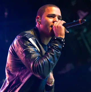 Lyricist of the Year: J. Cole - Anyone listening to J.’s latest LP, Born Sinner, knows he can sling verbs and adjectives and make nouns ring, making him, once again, a sure-fire nominee here.(Photo: Ouzounova/Splash News)