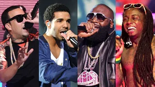 Reese’s Perfect Combo Award (Best Collabo, Duo or Group):&nbsp;French Montana, Rick Ross, Drake &amp; Lil Wayne — "Pop That" - French Montana with help from three of hip hop's elite took an Uncle Luke sample to new heights giving this generation a timeless party anthem.(Photos from left: Ilya S. Savenok/Getty Images for BET, CFI / Splash News, Frank Micelotta/Getty Images for BET, Isaac Brekken/Getty Images for Clear Channel)