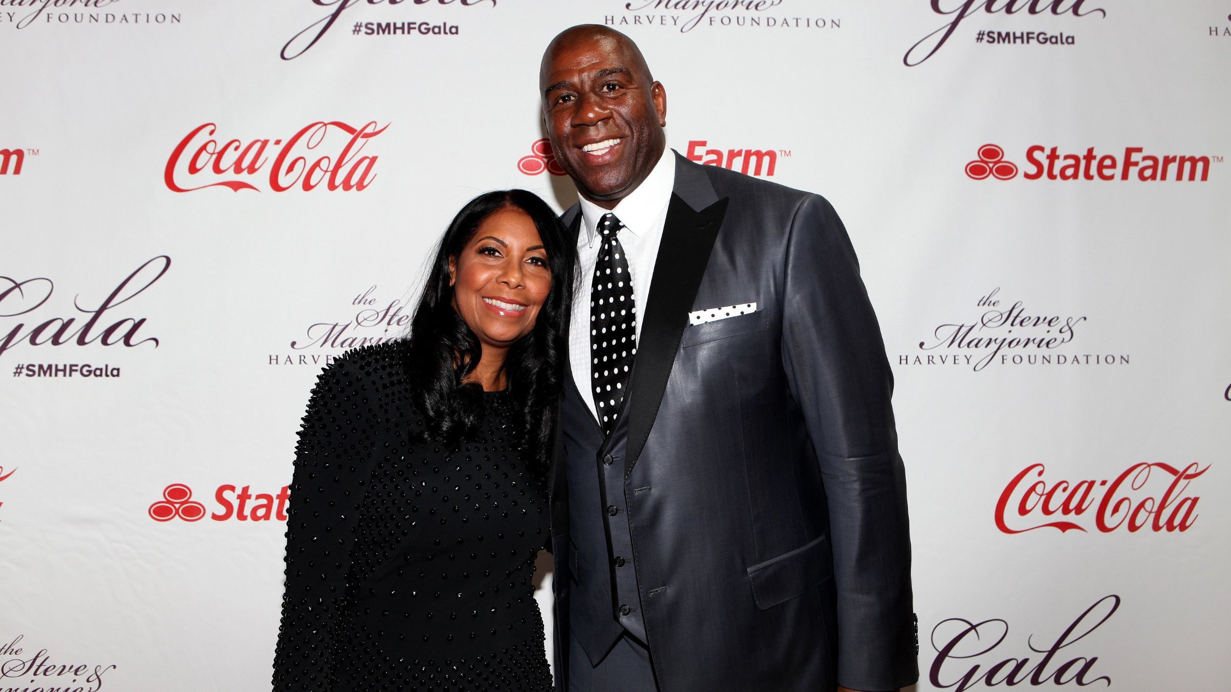 Magic Johnson And Wife Cookie Johnson Celebrate Her 65th Birthday In ...