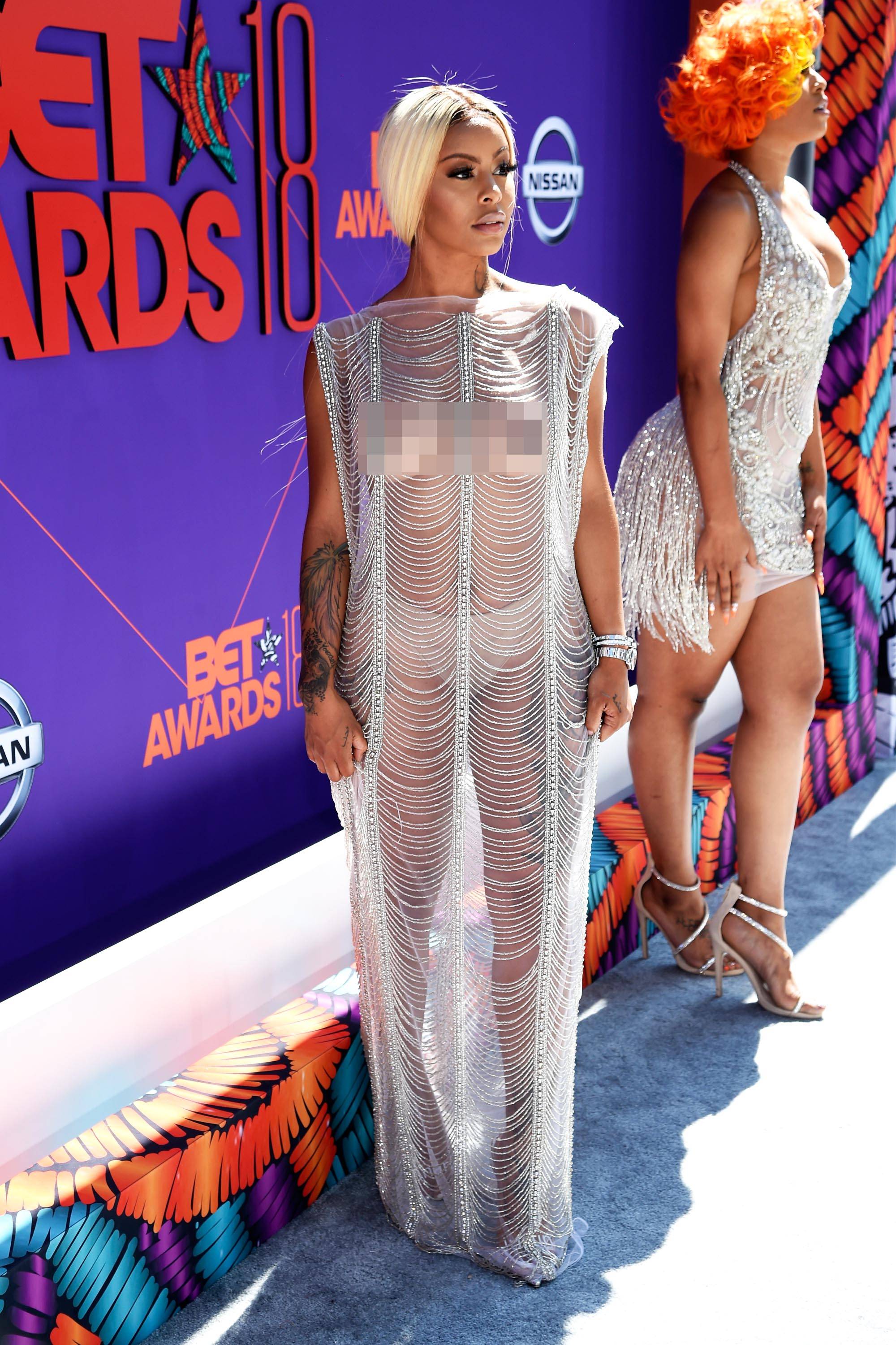 Wayment!: Alexis Skyy Channels Rihanna With Nipples On Full Display At The  2018 BET Awards | News | BET