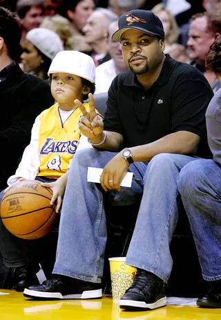 Ice Cube - Ice Cube is real vocal about his love for the L.A. Lakers (and disdain for Dwight Howard). He says he's been a fan since he was &quot;in the womb&quot; and goes to &quot;every game.&quot;(Photo: Vince Bucci/Getty Images)