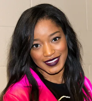 Keke Palmer - The actress keeps her eye shadow soft with mascara and cheeks lightly dusted with blush so that her deep vampy lips are the focus.(Photo: Gilbert Carrasquillo/WireImage)