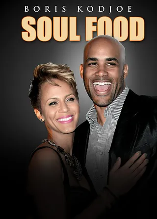 Soul Food on Broadway - Boris and Nicole once again portray Damon Carter and Teri Joseph. Expect great hypothetical situations involving a booming sports agency business and anecdotes about life.  (Photo: BET)