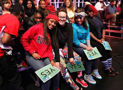 Speak Up! - Livest audience members working to stop bullying. (Photo: Cindy Ord/BET/Getty Images for BET)