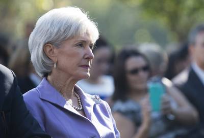 Under Pressure - Health and Human Services Secretary Kathleen Sebelius testified before Congress about the problem-plagued rollout of the Affordable Care Act. “Hold me accountable for the debacle. I’m responsible,&quot; she said.(Photo: Kevin Dietsch /LANDOV)