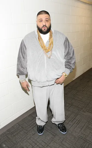 Switch It Up! - DJ Khaled switches up his style a bit and ready's himself to takeover the 106 stage. (Photo: Bennett Raglin/BET/Getty Images for BET)
