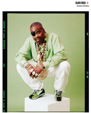 The Show - Slick Rick attended the La Guardia High School of Music &amp; Art, where he became friends with future rapper Dana Dane. The two formed the Kangol Crew, and began performing in hip-hop battles around the city. At one 1984 battle in the Bronx, Rick met Doug E. Fresh, and began playing with his Get Fresh Crew. Fresh's number four R&amp;B hit, &quot;The Show,&quot; exploded just one year later, and MC Ricky D. -- as Rick was then known -- leaped to a solo contract two years later, after an acquaintance with Russell Simmons led to his signing to Def Jam Records, the biggest label in hip-hop at the time.(Photo: Press photo for Hip Hop Awards 2011 Jonathan Mannion)