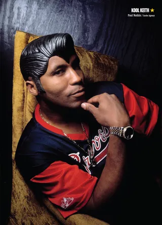 Kool Keith - First, as the frontman of the hugely influential Ultramagnetic MCs, and then, in his quixotic solo career, Kool Keith, aka Rhythm X aka Dr. Octagon, has changed the game almost as much as he's changed his name. His off-beat, off-the-wall, off-his-meds rhymes expanded rap subject matter and styles like few others have. (Photo: As featured in &quot;Hip Hop - A Cultural Odyssey&quot; by&nbsp;Paul Natkin/ Caehe Agency)