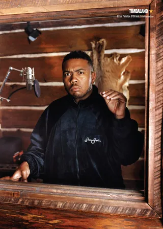 Timbaland - Timbaland's off-kilter, percussion-heavy, Eastern-influenced synthesizer symphonies were nothing short of revolutionary when they hit hip hop in the late '90s. (Photo:&nbsp; As featured in &quot;Hip Hop - A Cultural Odyssey&quot; by Erin Patrice O'Brien / Corbis Outline)