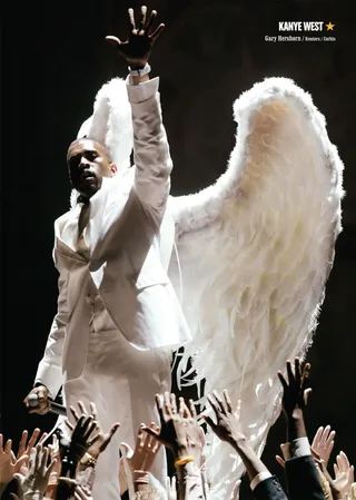 Kanye West - As one of the premier artists — rap, pop or otherwise — of the new millenium, Kanye's self-effacing emo raps, Auto-Tune crooning and soulful, maximalist production have already birthed copycats, from Drake to Big Sean. (Photo:&nbsp; As featured in &quot;Hip Hop - A Cultural Odyssey&quot; by Gary Hershorn / Reuters / Corbis)