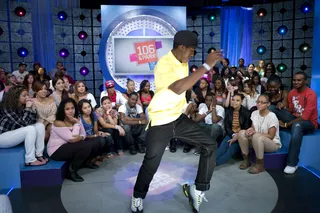 Check It Out! - Dancing is second nature to this audience member at BET's 106 &amp; Park. (Photo: John Ricard / BET)
