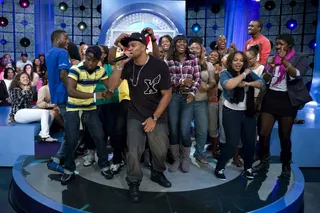 Rock The Mic - Ain't no party like a 106 party at BET's 106 &amp; Park. (Photo: John Ricard / BET)