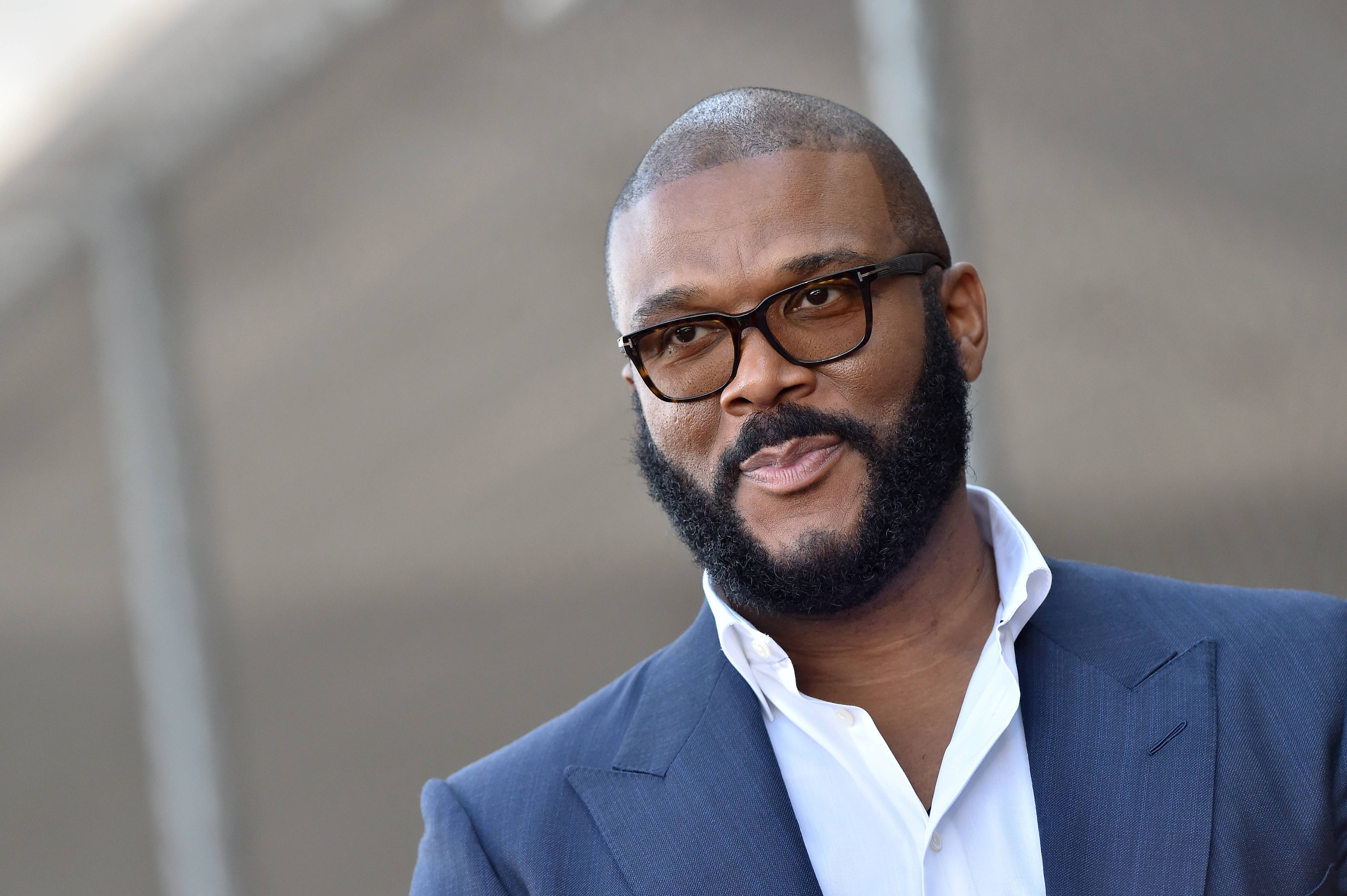 HOLLYWOOD, CALIFORNIA - OCTOBER 01: Tyler Perry is honored with star on the Hollywood Walk of Fame on October 01, 2019 in Hollywood, California. (Photo by Axelle/Bauer-Griffin/FilmMagic)