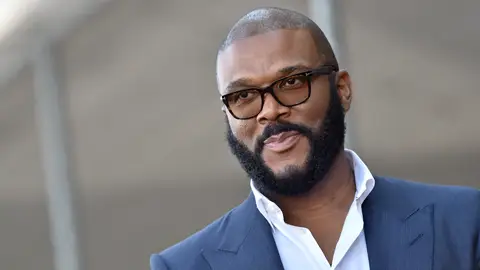 HOLLYWOOD, CALIFORNIA - OCTOBER 01: Tyler Perry is honored with star on the Hollywood Walk of Fame on October 01, 2019 in Hollywood, California. (Photo by Axelle/Bauer-Griffin/FilmMagic)