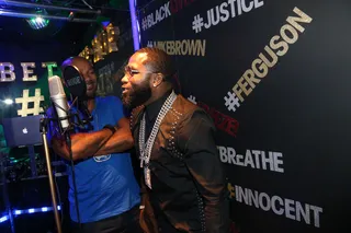 Adrian Bronner takes it out of the boxing ring and into the booth.  - (Photo: Johnny Nunez/BET)