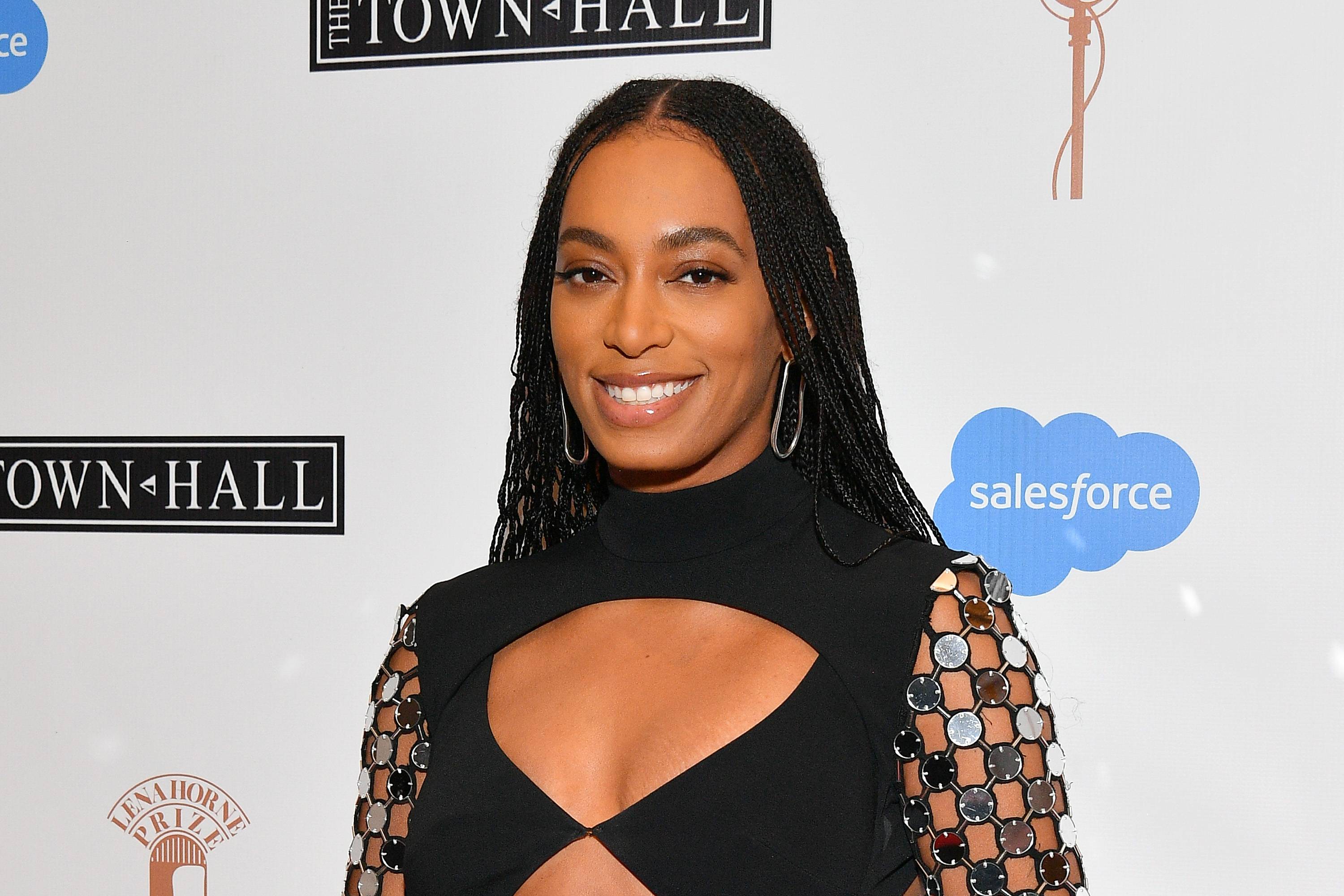 NEW YORK, NEW YORK - FEBRUARY 28: Honoree Solange Knowles attends The Lena Horne Prize for Artists Creating Social Impact inaugural celebration at The Town Hall on February 28, 2020 in New York City. (Photo by Dia Dipasupil/WireImage)