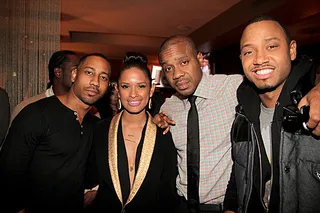 Reunited! - Loyalty is something that everybody needs from those close to them, so it was no surprise that Terrence J was there by Rocsi's side to support her toy drive. It was also nice to see one of the newest members to the BET family, Duane Martin, in attendance.  (Photo: Ace Knuckles/3eyes Media)