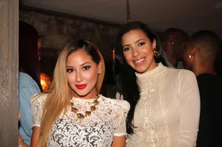 Best Friends Forever - Friends of Rocsi and stars of Empire Girls, Adrienne Bailon and Julissa Bermudez showed up to the Rocstar Rebuilds 1st Annual Toy Drive looking amazing and showing their support for their bestie and a great cause!  (Photo: Ace Knuckles/3eyes Media)