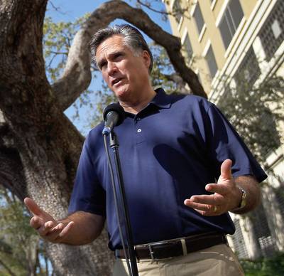 Mitt Romney - &quot;I should tell my story. I'm also unemployed … I'm networking. I have my sight on a particular job,&quot; said Romney at a Florida dinner in June 2011.  (Photo: Joe Raedle/Getty Images)