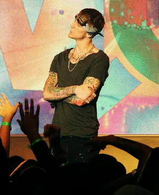 See Ya - MGK performing at 106 &amp; Party, December 31, 2012. (Photo: Randy Smith / BET)