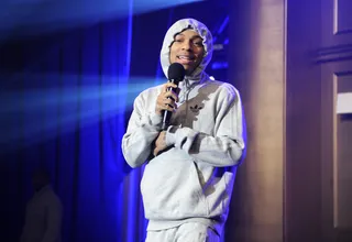 Mic Check - Bow Wow soundcheck at 106 &amp; Party, December 31, 2012. (Photo: John Ricard / BET)
