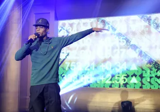 Ok Now - B.O.B. soundcheck at 106 &amp; Party, December 31, 2012. (Photo: John Ricard / BET)