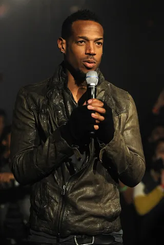 Funny - Marlon Wayans at 106 &amp; Party, December 31, 2012. (Photo: Randy Smith / BET)