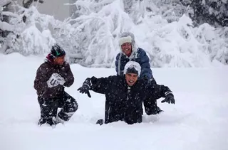 Snow-tastic! - (Photo: Official White House/Pete Souza)