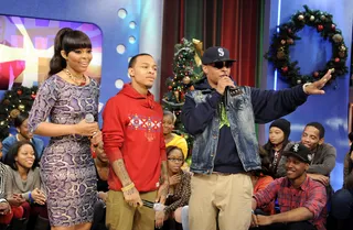 Hold Up - 106 &amp; Park, December 18, 2012. (Photo: John Ricard / BET)