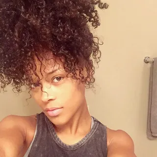 Serayah - The&nbsp;Empire&nbsp;star serves pony and a pretty face that also happens to be makeup-free. Such a natural beauty she is.  (Photo: Serayah via Instagram)