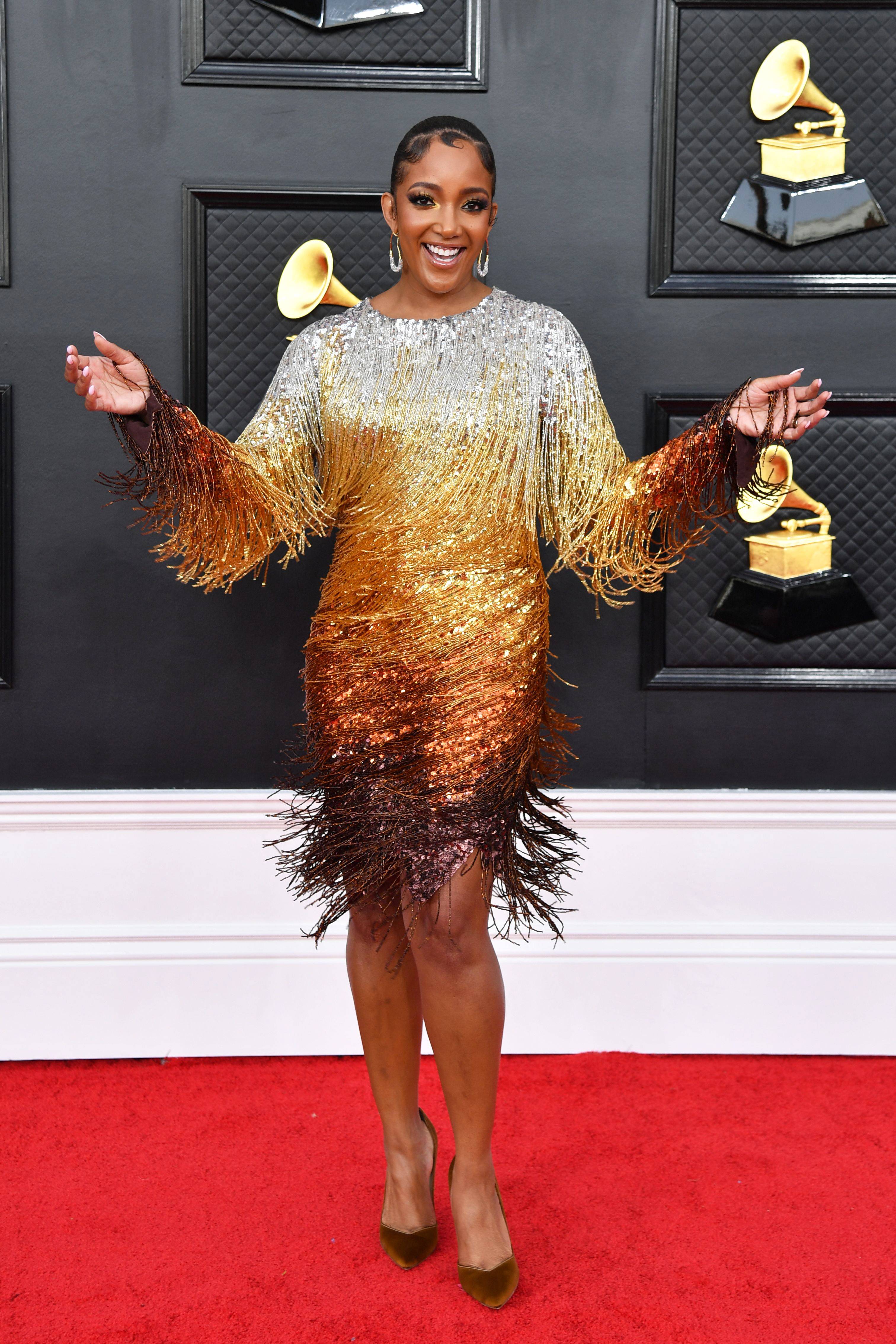 Country singer Mickey Guyton Image 19 from GRAMMYS 2022 See All The
