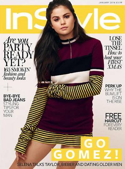 Selena Gomez on InStyle UK - The Revival singer shares the empowering message she’s learned after being subjected to body shaming earlier this year. “I’m learning that you can be comfortable and still look beautiful,” she tells the magazine. “Some days, I like what I see. Other days I’m like, ’I’m not even going to bother.'”  (Photo: InStyle Magazine, January 2016)