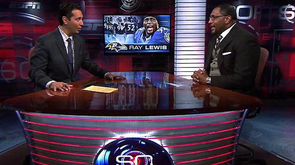 Ray Lewis Joined ESPN Wednesday