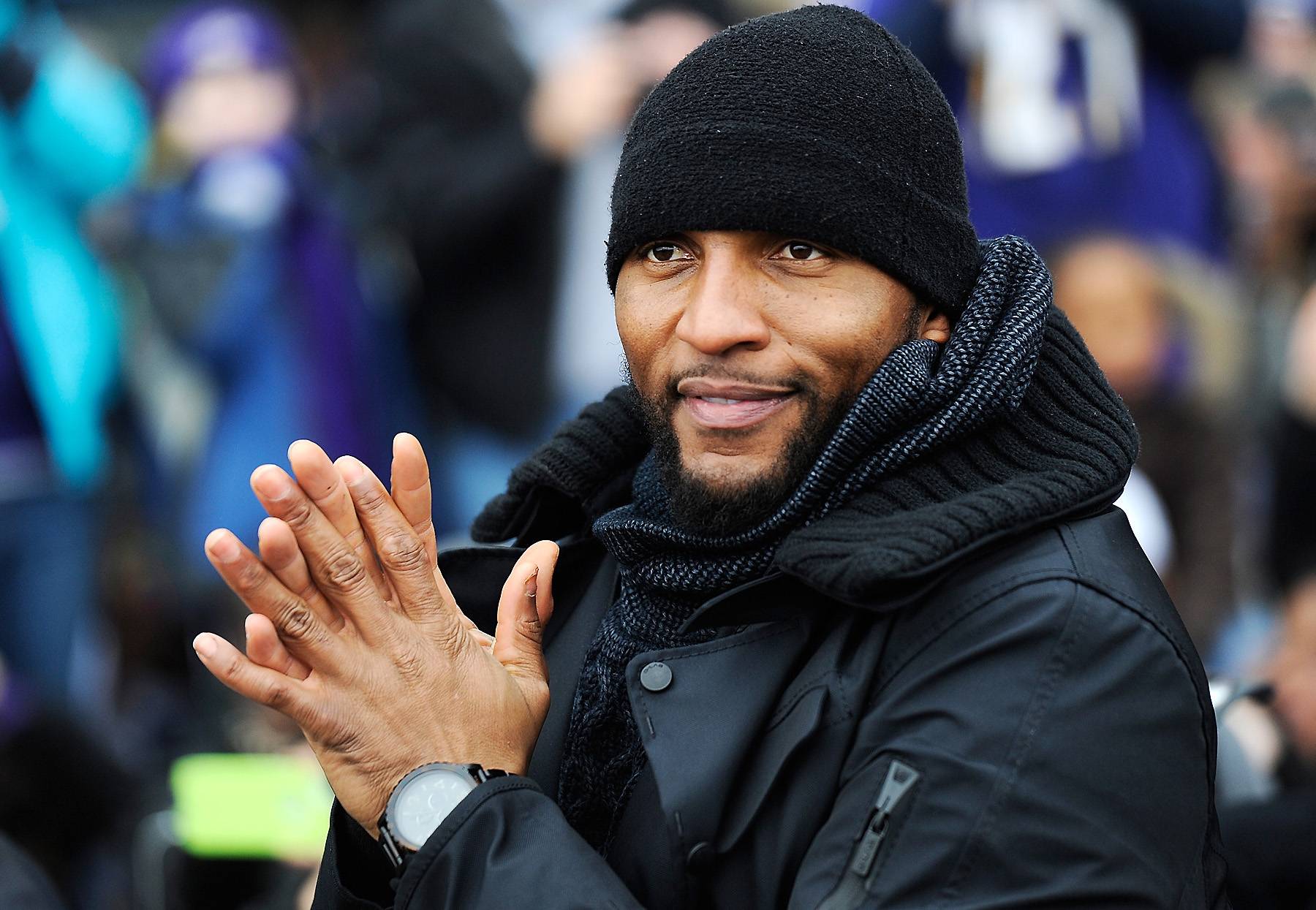 Ray Lewis - The face of the Ravens and most recent winner of the Super Bowl, it's clear why he's nominated&nbsp;for a Subway Sportsman of the Year Award.(Photo: Patrick McDermott/Getty Images)