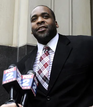 Kilpatrick Convicted on 24 Charges - Former Detroit mayor Kwame Kilpatrick was convicted on 24 of 30 charges Monday after a five-month trial for fraud and corruption. His sentence could result in up to 20 years in prison. (Photo: AP Photo/Detroit News, David Coates)