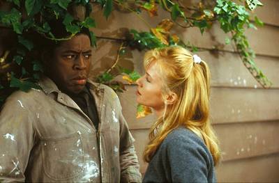 The Hand That Rocks the Cradle - In the suspense-thriller The Hand That Rocks the Cradle, Ernie Hudson played a mentally handicapped handiman who became the scapegoat for an evil woman's plan. (Photo: Hollywood Pictures)