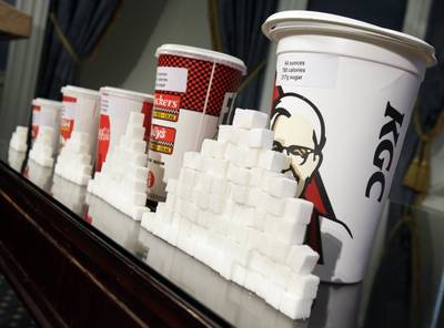 Ban on Large Sugary Drinks Overturned - A judge struck down New York City's ban on big sugary drinks Monday, the day before the rule was to take effect. The ruling is a blow to Mayor Michael Bloomberg and a win for critics who said the mayor was attempting to micro-manage their lives.(Photo: AP Photo/Richard Drew, File)