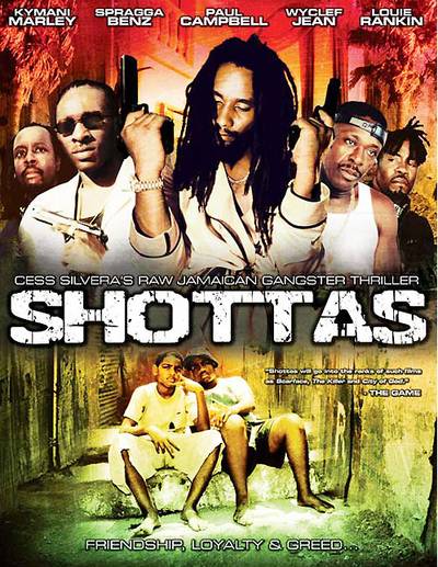 Shottas - Shottas is a Jamaican gangster movie that mostly takes place in Miami. Bob Marley's son, Kymani, dance-hall star Spragga Benz and Jamaican actor Paul Campbell star in the intense action movie. (Photo: Access Pictures)