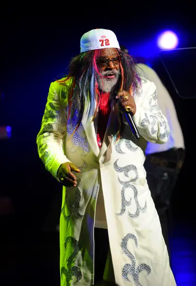 George Clinton - The Parliament-Funkadelic frontman filed for bankruptcy in 1985, and if that wasn't bad enough, a judge later revoked his rights to his own work when it was discovered he didn't disclose the potential for future income. The court sure dropped the bomb on this funk legend.(Photo: Brad Barket/PictureGroup)