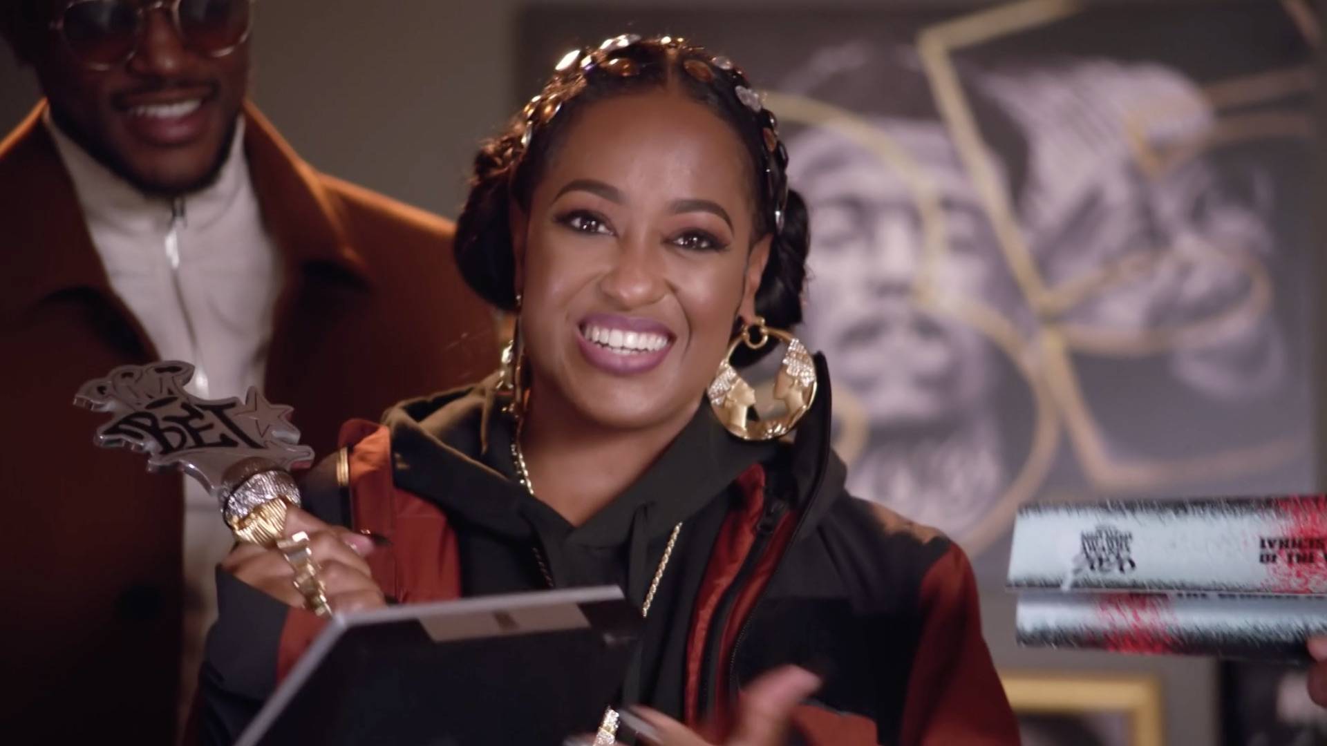 Rapsody on the BET Hip Hop Awards