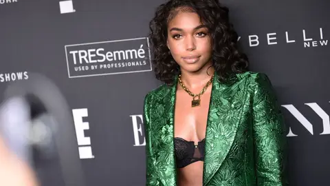 Lori Harvey attends the NYFW Kick-Off Party hosted by E! Entertainment, ELLE & IMG at The Pool, The Seagram Building on September 5, 2018 New York City. (Photo by Steven FERDMAN / AFP)        (Photo credit should read STEVEN FERDMAN/AFP via Getty Images)