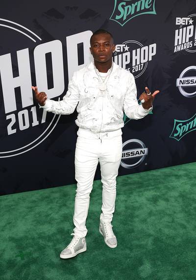 O.T. Genasis Flossin' In His All White! - (Photo: Bennett Raglin/Getty Images for BET)