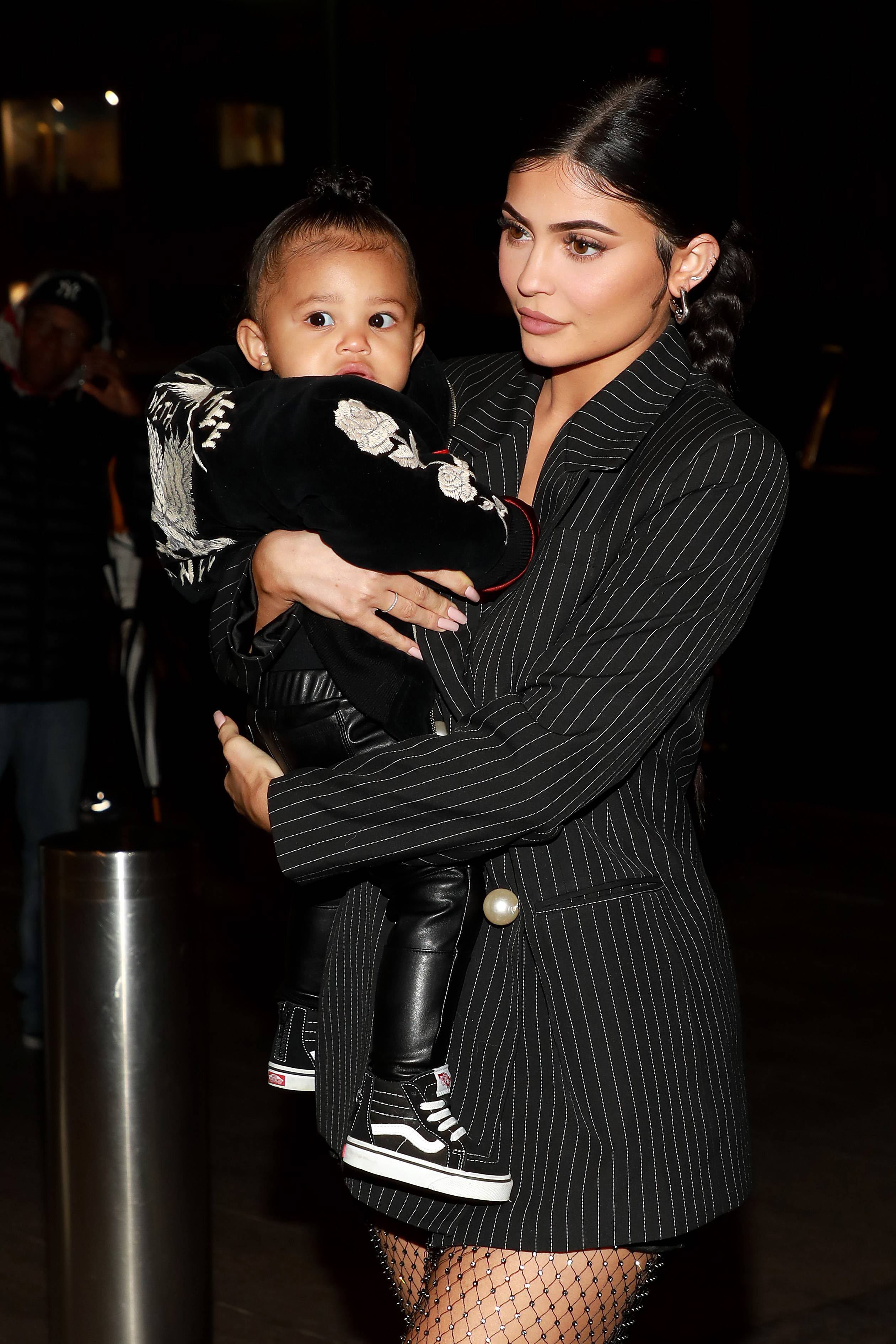 Kylie Jenner's toddler daughter Stormi wears $12,000 bag for first