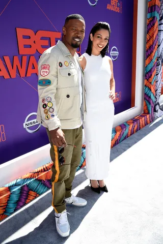 2018: Jamie Foxx And Daughter Corinne Foxx - BET Awards 2018 (Photo by Kevin Mazur/Getty Images for BET) (Photo by Kevin Mazur/Getty Images for BET)