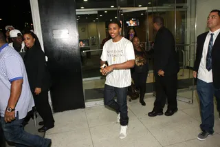 It's Diggy! - Diggy Simmons before he heads backstage at 106. (Photo: Bennett Raglin/BET/Getty Images for BET)