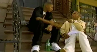 Influenced Hip Hop in Commercials - One of the most memorable commerials utilizing hip hop music was a 1997 Sprite promo featuring rappers Nas and AZ reenacting the Double Trouble stoop rap scene from Wild Style.&nbsp;  (Photo: Sprite)