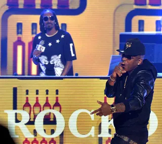 Rock Solid - Rocko rocked a solo rendition of his hit &quot;U.O.N.E.O.&quot; (Photo: Rick Diamond/BET/Getty Images for BET)
