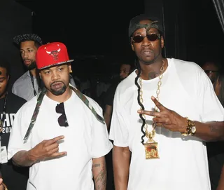 "Back That Thang Up" - 2 Chainz has quite a few Southern rap anthems under his belt, so it was only right for him to link with Juvenile for the Hip Hop Awards.  (Photo: Bennett Raglin/BET/Getty Images for BET)