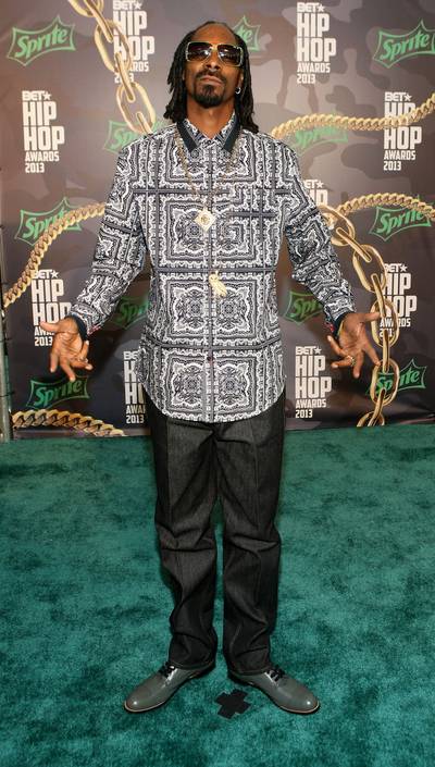 Uncle Snoop&nbsp; - Uncle Snoop hits the green carpet ahead of the night were he spearheads hosting duties. Watch him in action on Tuesday, October 15 at 8P/7C.&nbsp;(Photo: Bennett Raglin/BET/Getty Images for BET)
